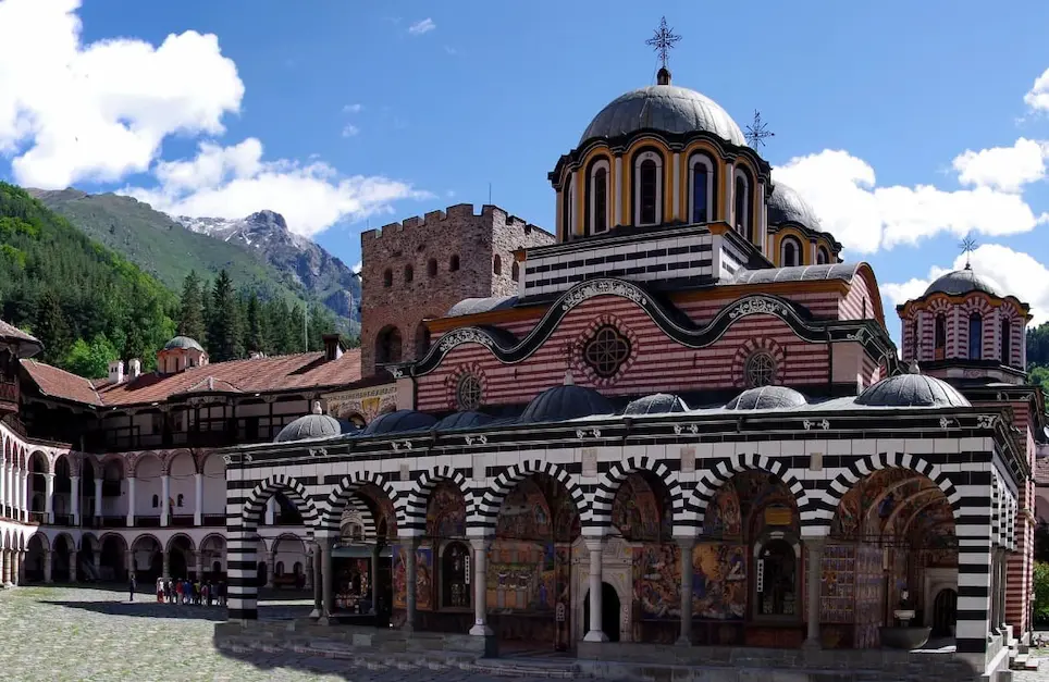 Backyard of Rila Monastery